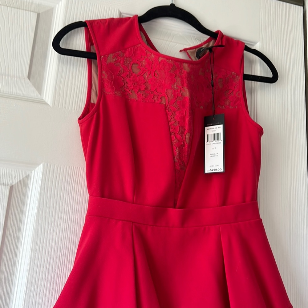 Red Cocktail Dress New BCBG MAXAZRIA